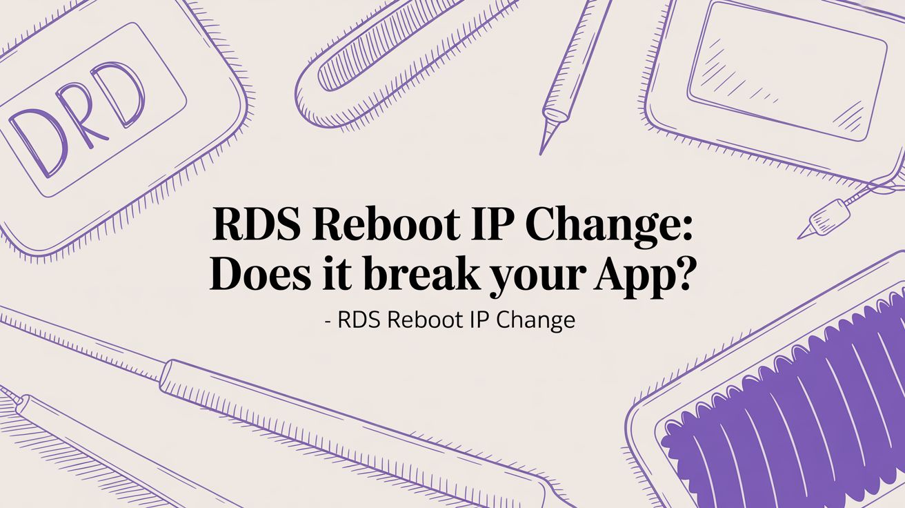 RDS Reboot IP Change: Does It Break Your App?
