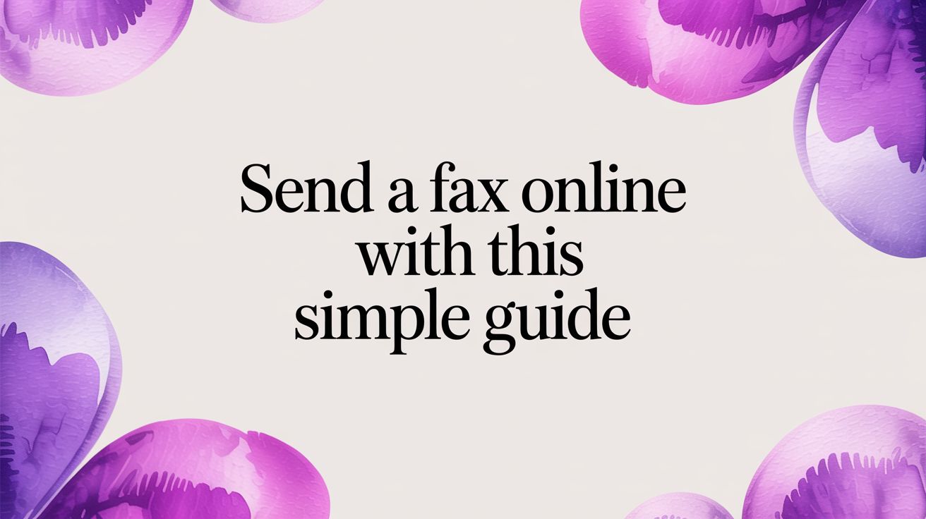 Send a Fax Online with This Simple Guide
