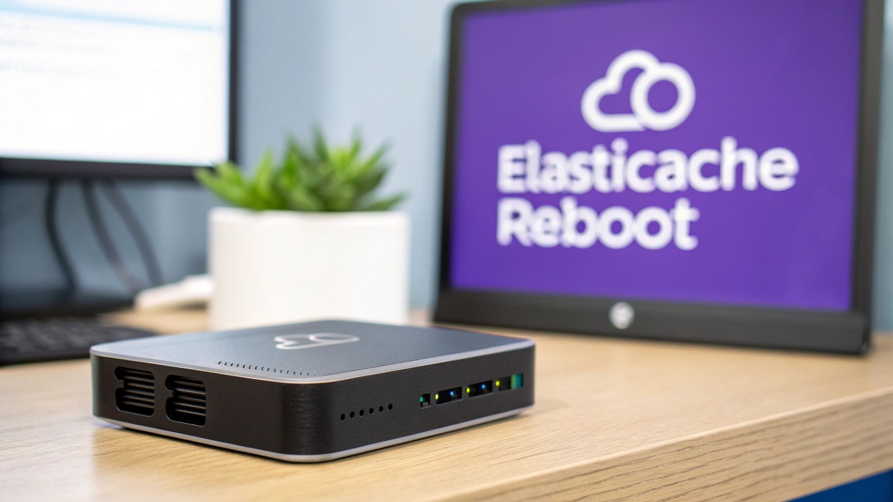 A sleek black device with green and blue indicator lights ></p>
<p>The most common reason for a reboot is to apply pending changes from a custom parameter group. If you've ever tweaked a memory management setting or a timeout value, you know those changes just sit there, waiting for a reboot to kick in. You won't be rebooting your cache nodes every day, but certain scenarios make it a necessary evil. The number one trigger is applying those parameter group updates. Think of it like changing a setting on your phone that needs a restart to take effect. Another big reason is to tackle performance degradation or suspected memory fragmentation. Sometimes, a fresh start is the quickest way to get a node back to a healthy, responsive state. Finally, a manual reboot might be part of planned maintenance or even a chaos engineering experiment to see how well your application handles a cache node suddenly vanishing. To keep these crucial tasks consistent, it's smart to use a <a href=