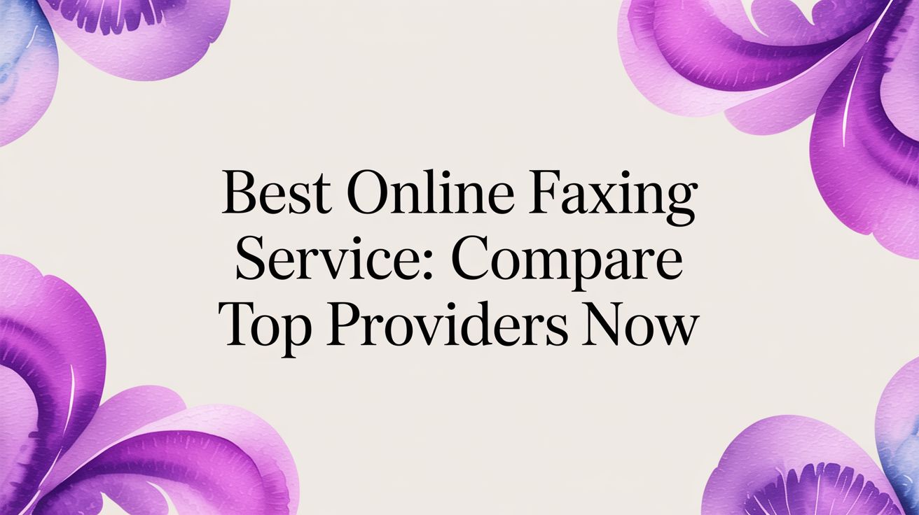 Best Online Faxing Service: Compare Top Providers Now