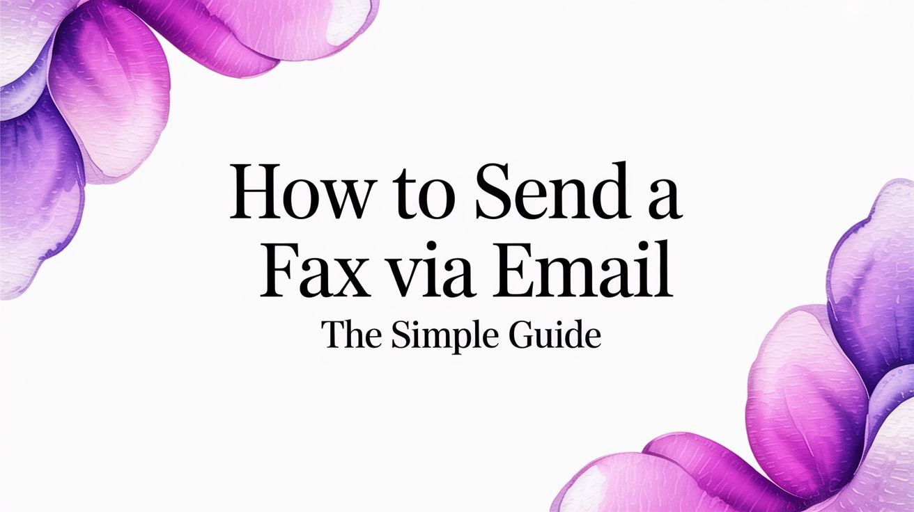 How to Send a Fax Via Email The Simple Guide
