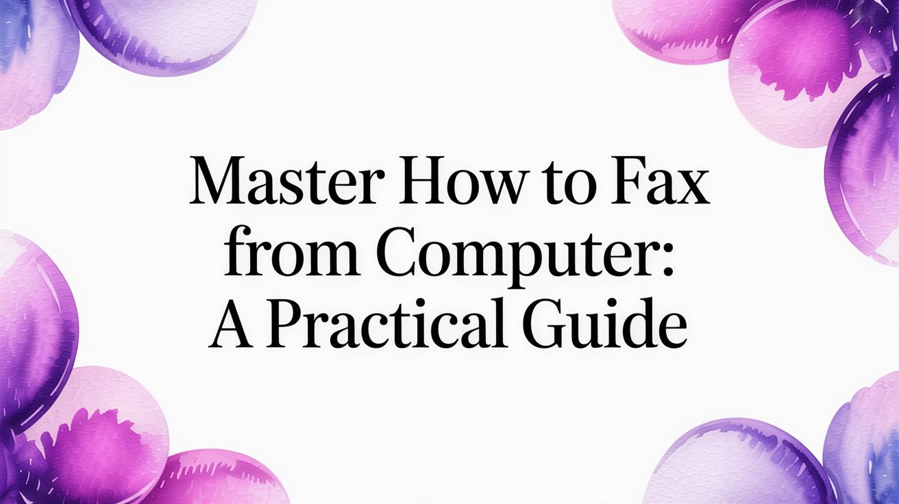 How to Fax From a Computer: The Complete 2024 Guide