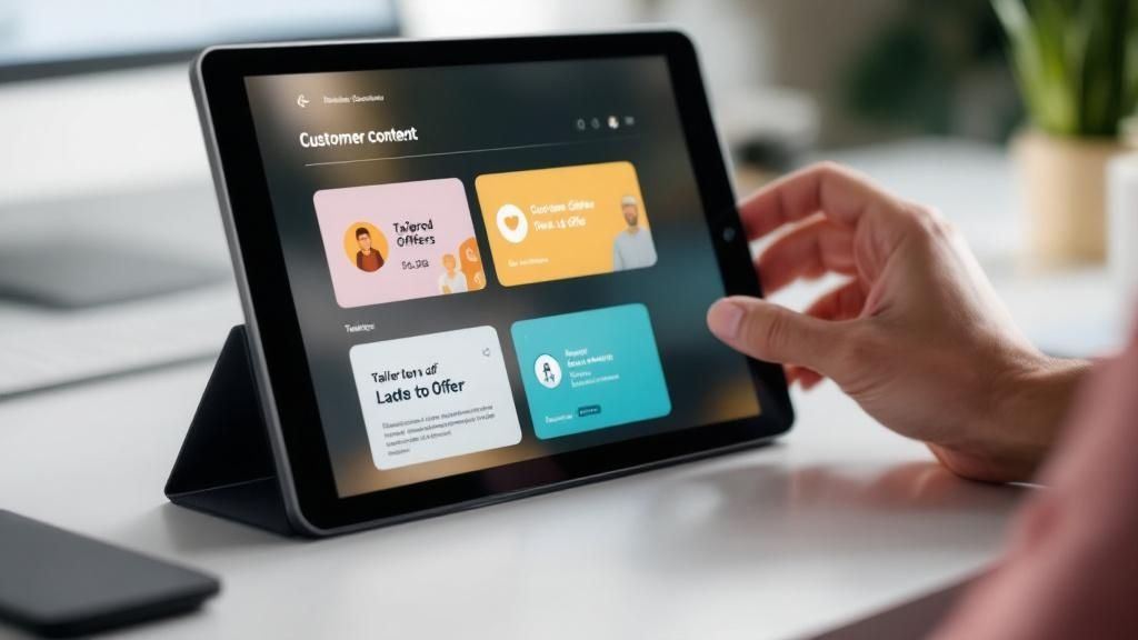 A loyalty card being stamped, representing customer retention and engagement