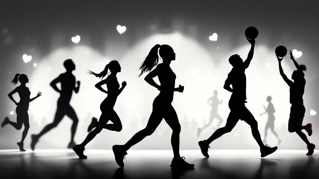 A collage showcasing Nike's different product lines for various sports and lifestyles, such as running, basketball, and casual wear.
