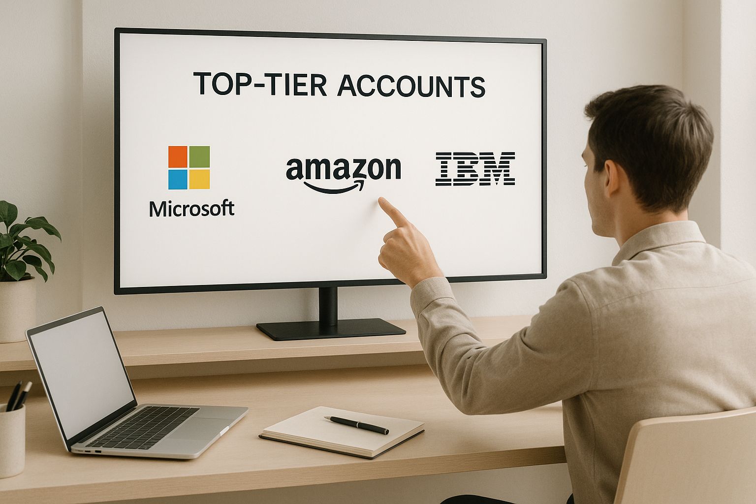 Infographic about account based sales