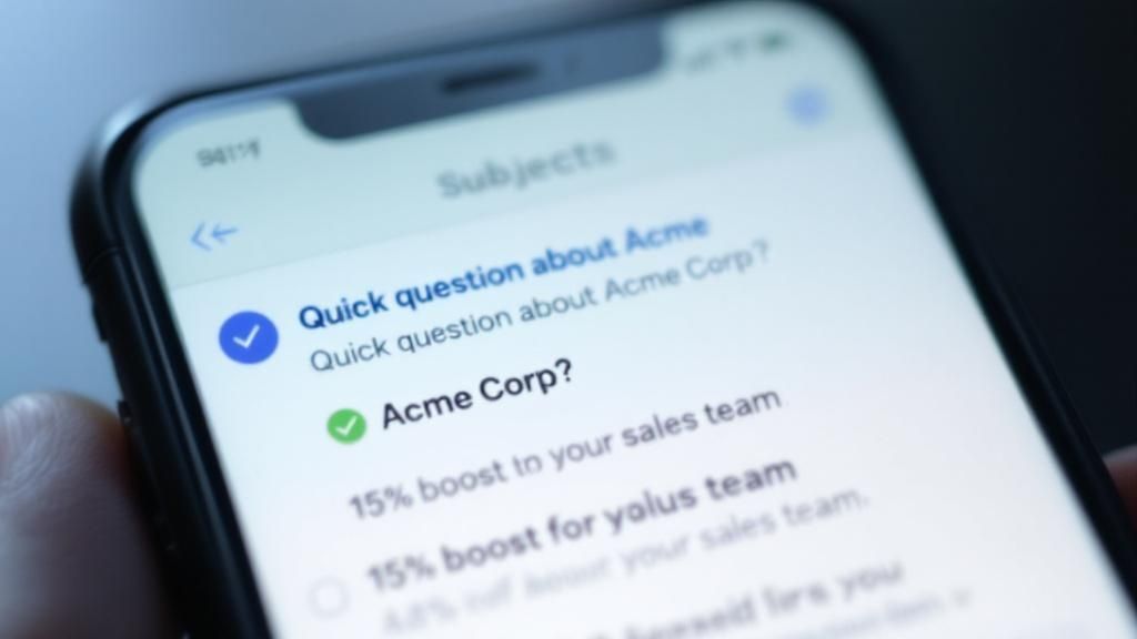 Compelling Subject Line Optimization