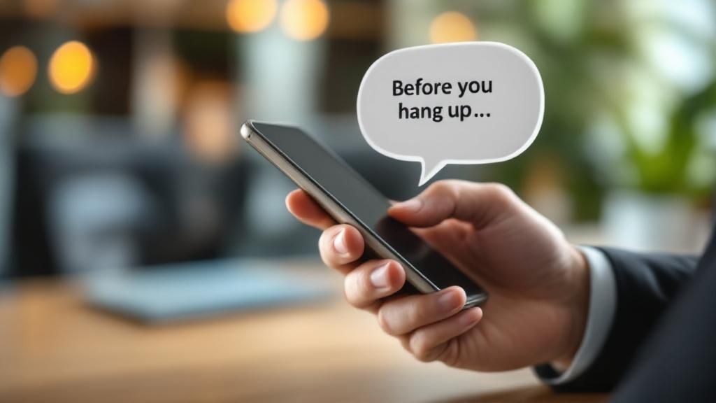 The Before You Hang Up Script