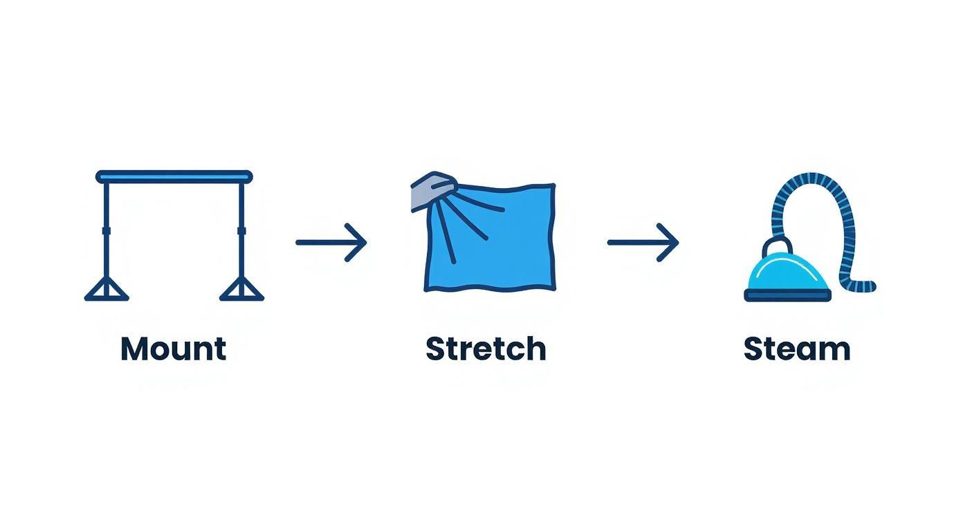 Infographic about photography background cloth