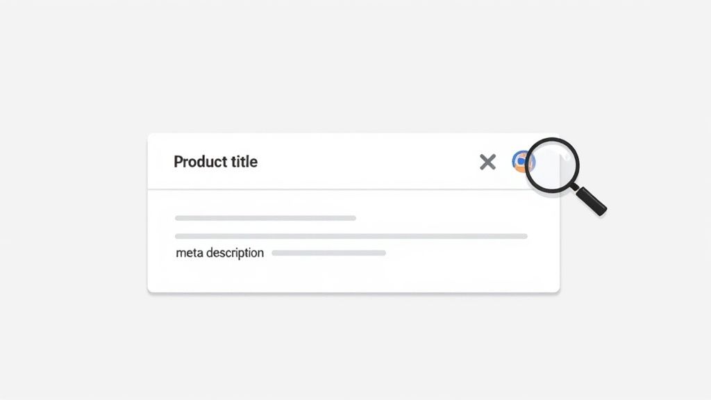 Optimize Product Titles and Meta Descriptions