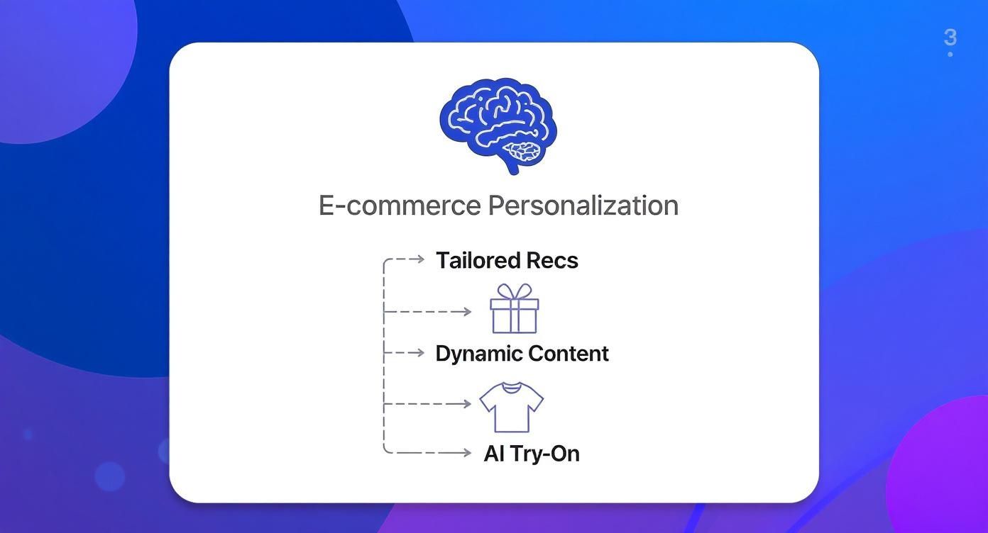 Infographic about ecommerce personalization tools