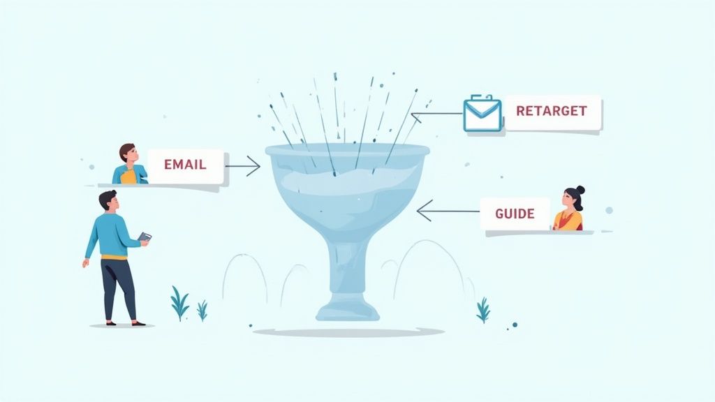 An optimized checkout page on a mobile phone, showing clear payment options and trust badges.