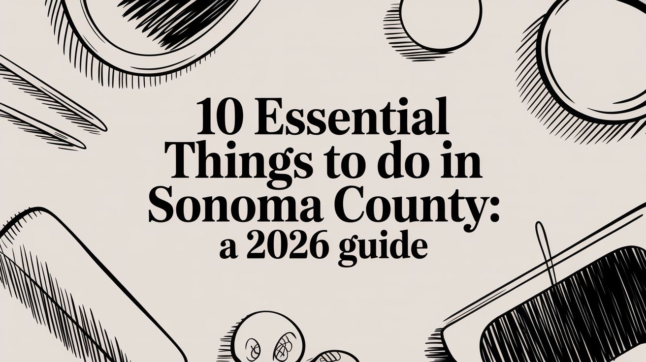 10 Essential Things to Do in Sonoma County: A 2026 Guide