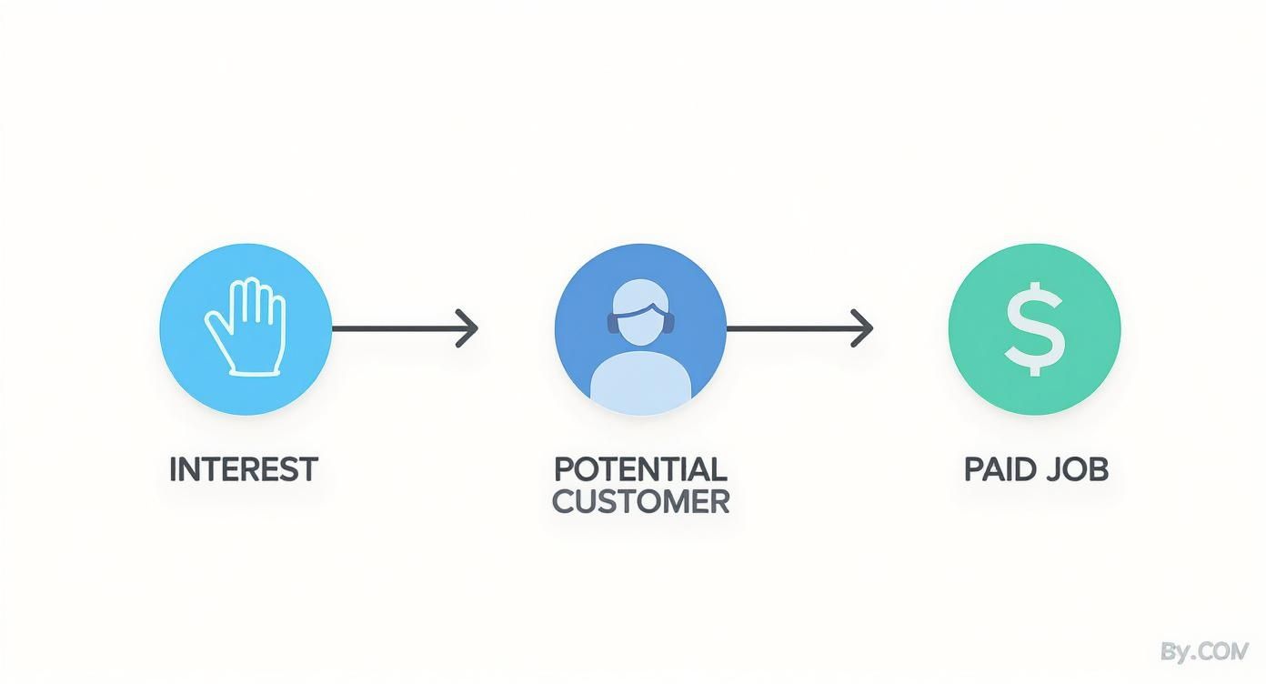 Infographic about what is business leads