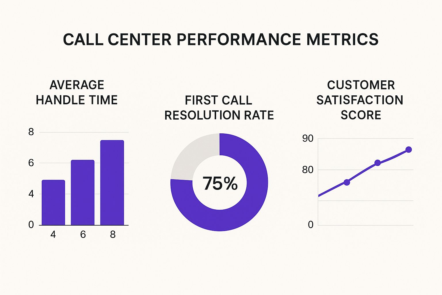 Infographic about how to improve call center performance