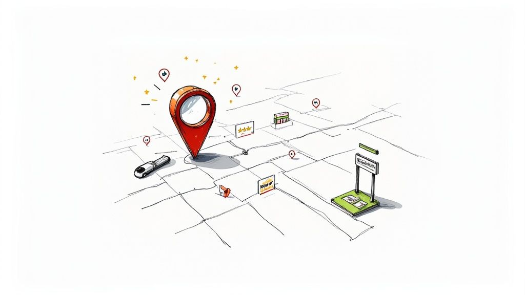 An electrician examining an electrical panel, representing targeted paid advertising.