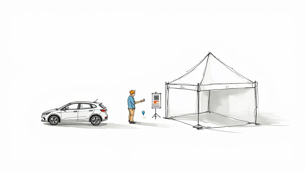A dashboard showing key marketing metrics and graphs on a computer screen.