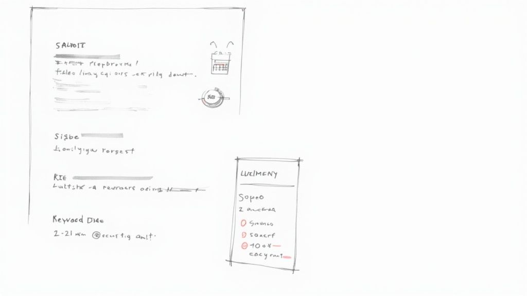 Plumber working on a pipe under a sink.