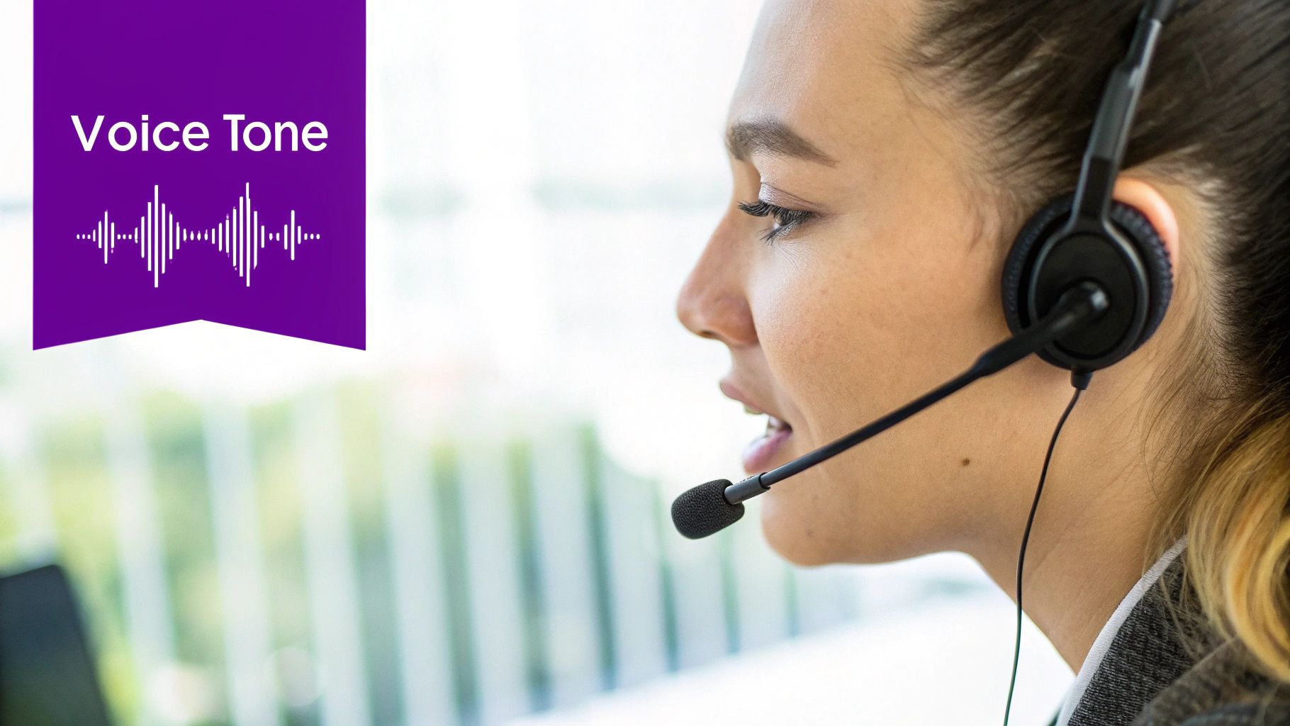 Image about using technology for customer service phone training