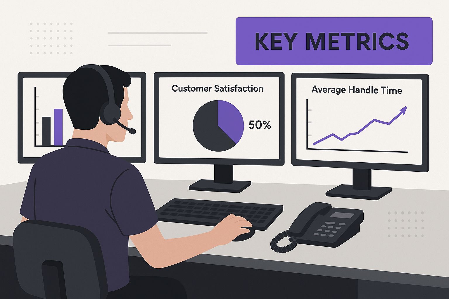 Infographic about call center staffing calculator