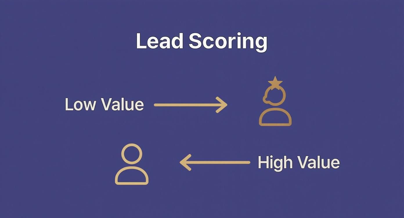 Infographic about converting leads into customers