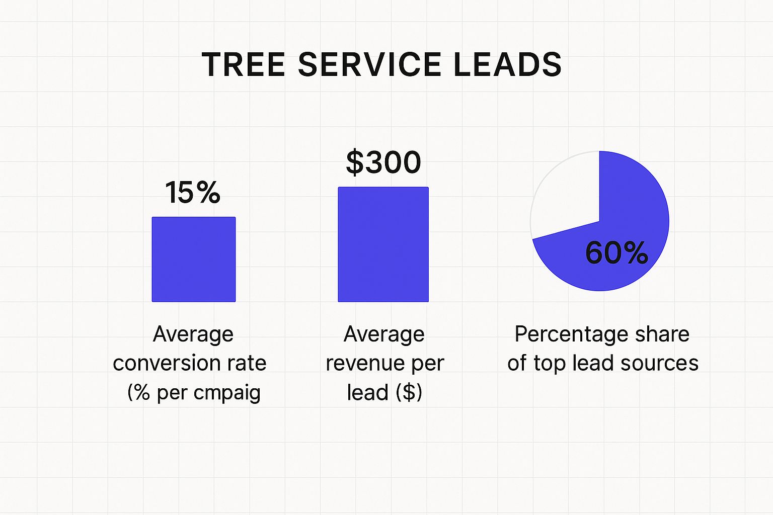 Infographic about tree service leads