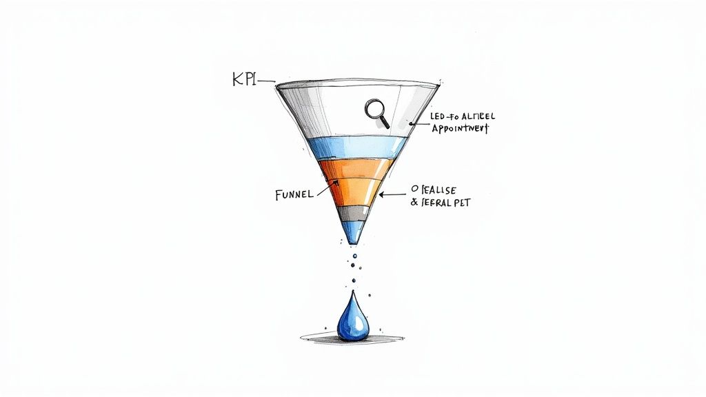 A customer service representative smiling while on a headset, taking a call for a home service business.