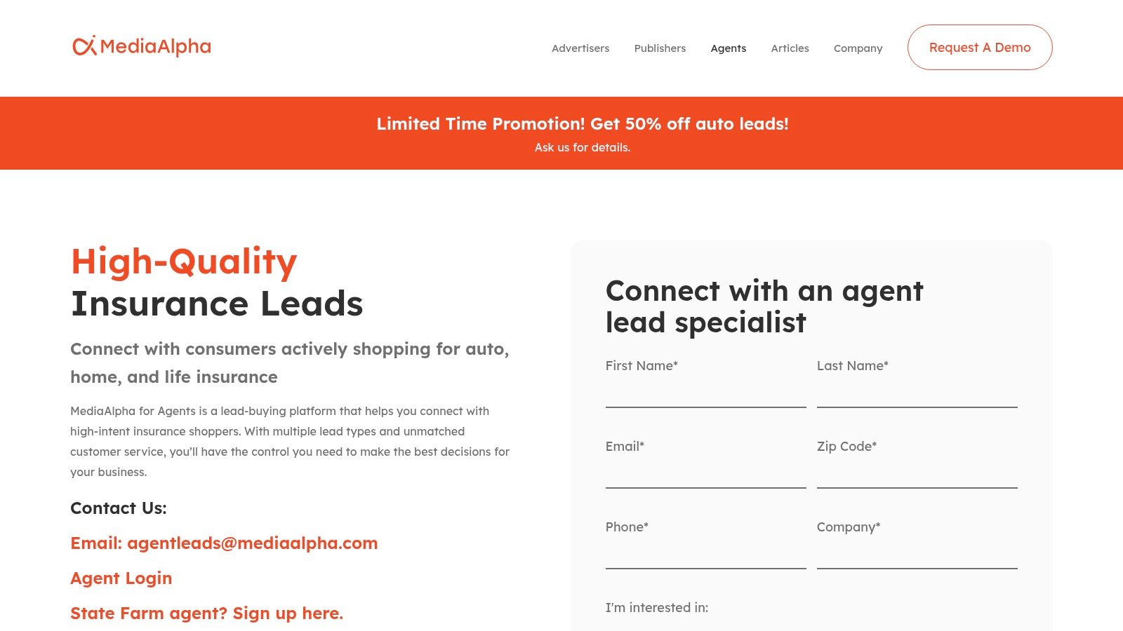 MediaAlpha for Agents