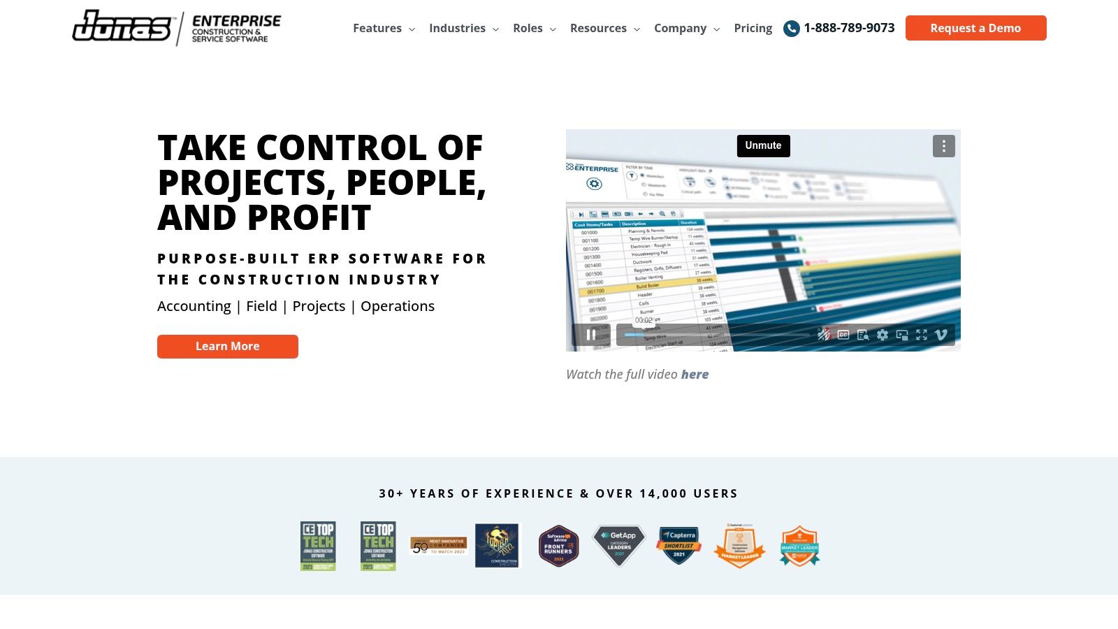 Jonas Construction Software