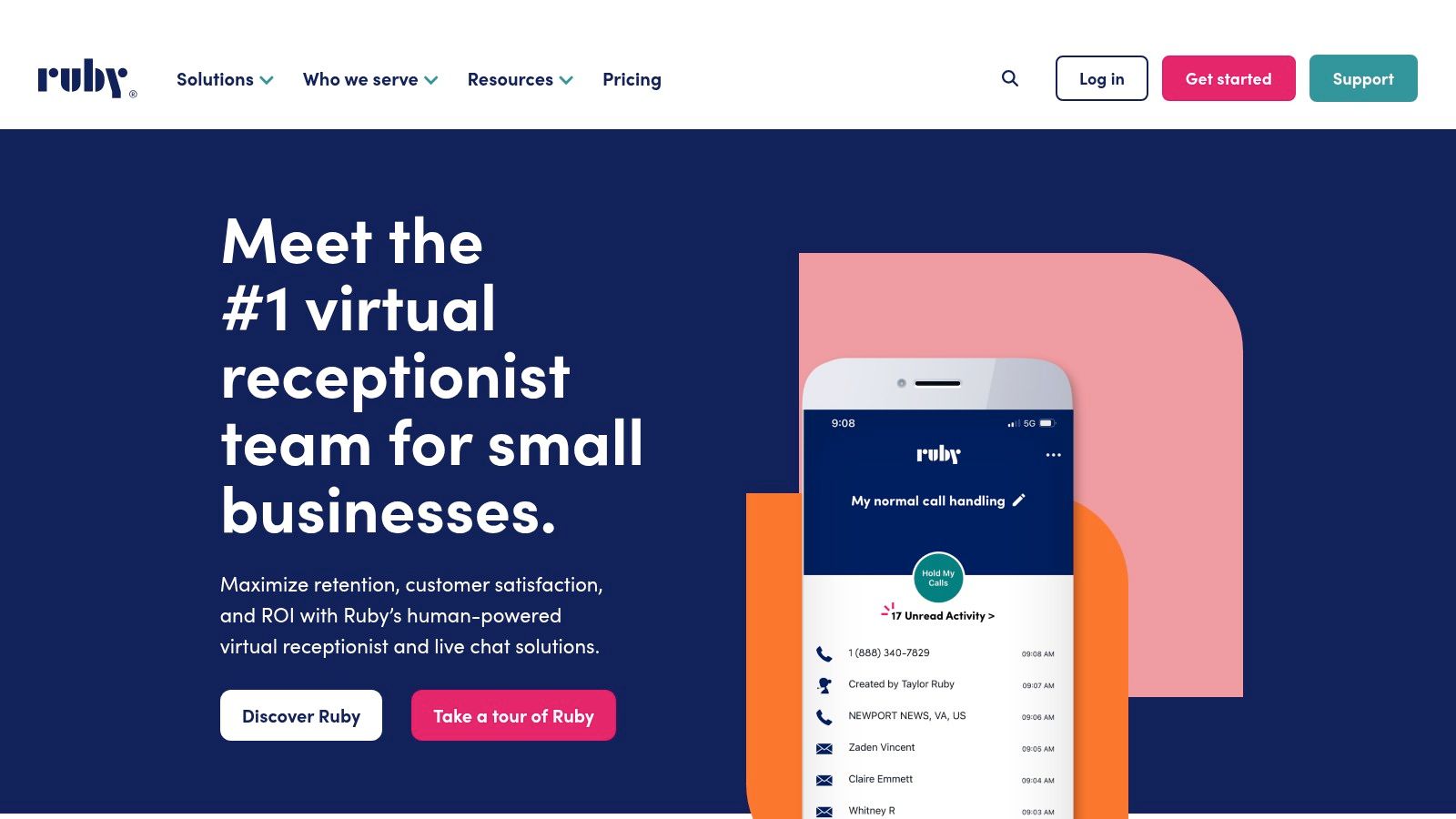 Ruby Receptionists