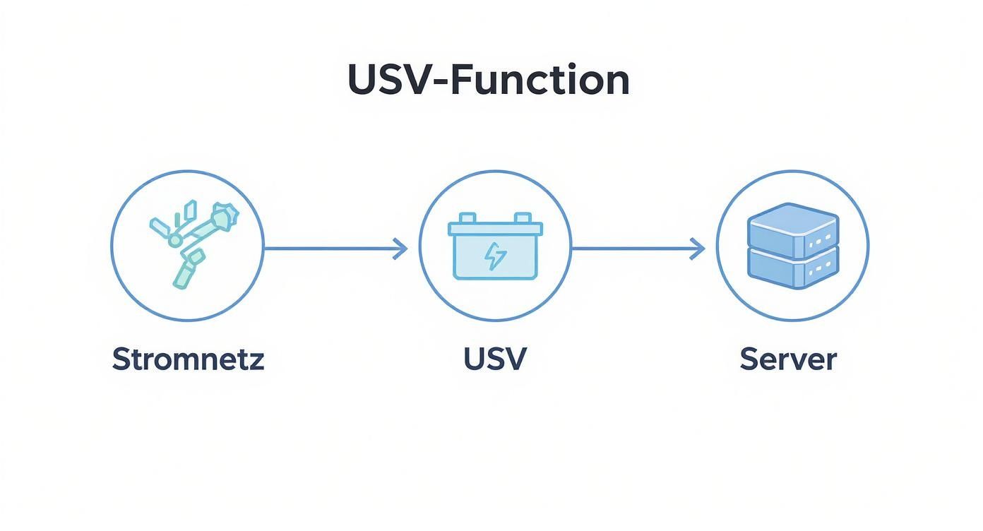 Infographic about was ist ein usv