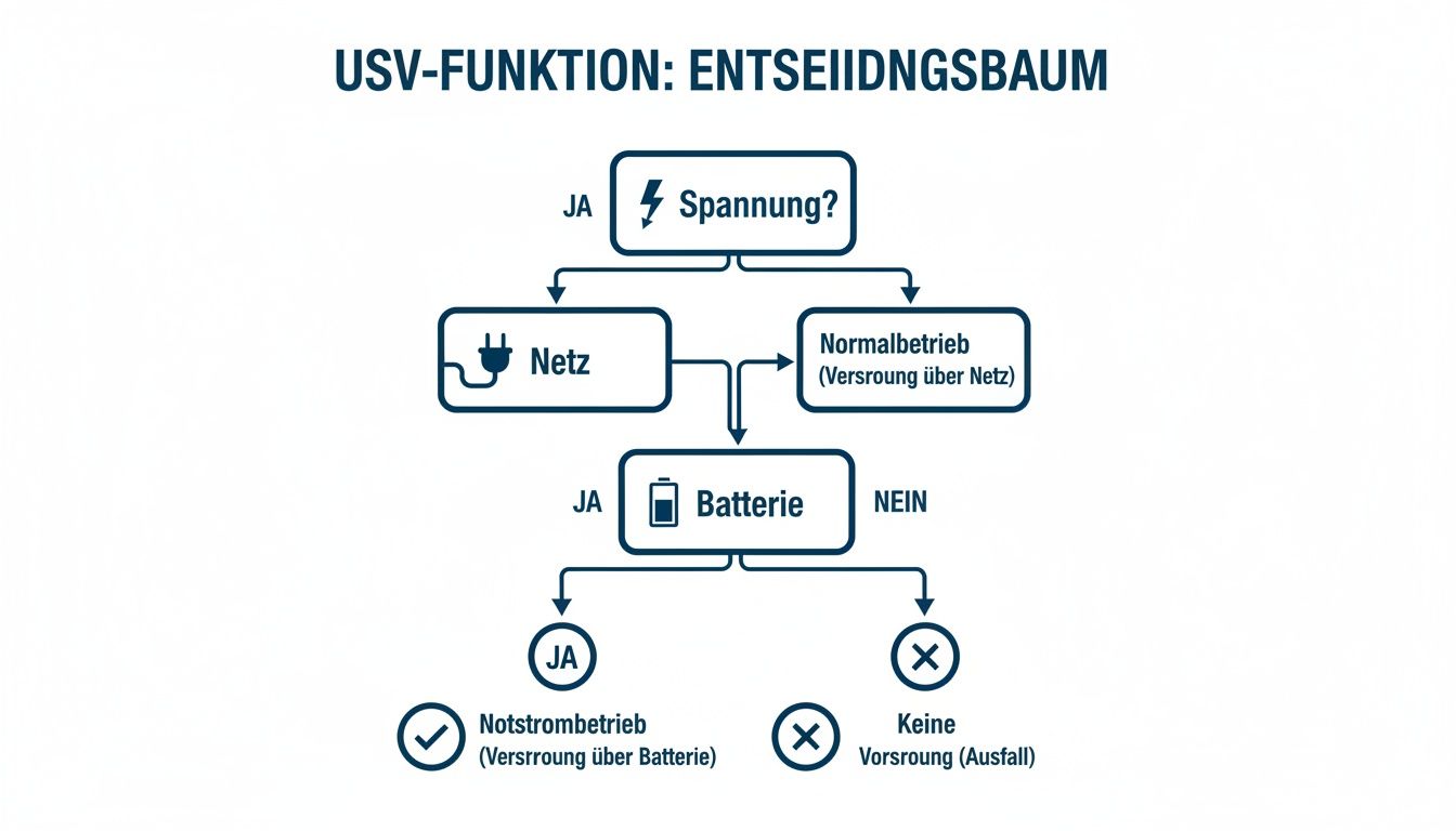 Infographic about was ist eine usv