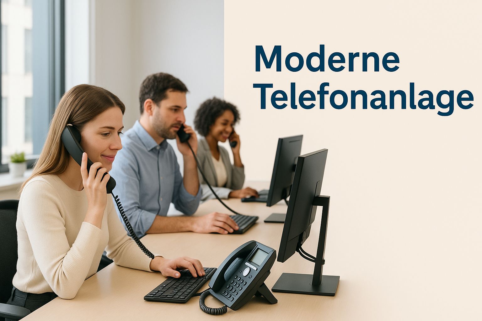 Infographic about telefonanlagen für firmen