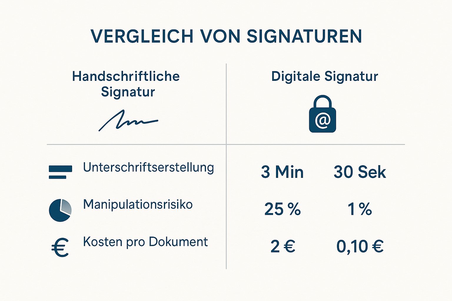Infographic about digitale signatur erstellen