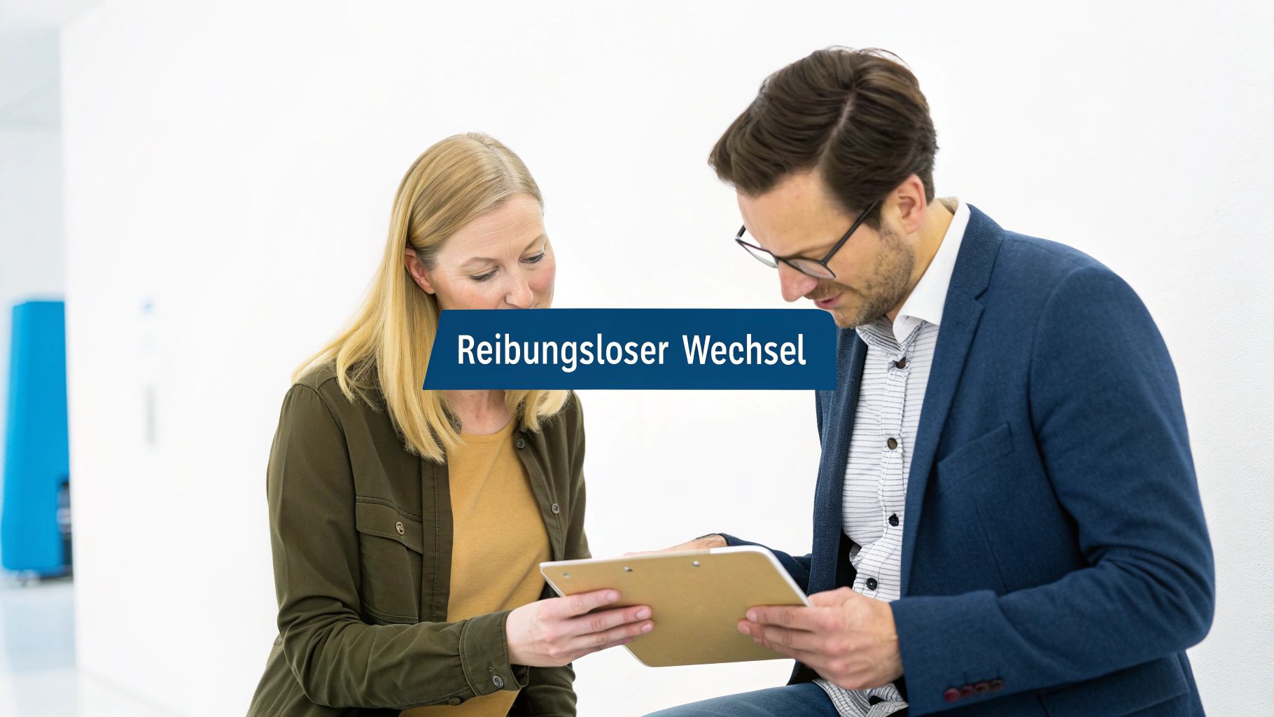 Eine Person plant einen Prozess an einer Tafel, was die sorgfältige Planung bei der IT-Umstellung symbolisiert.