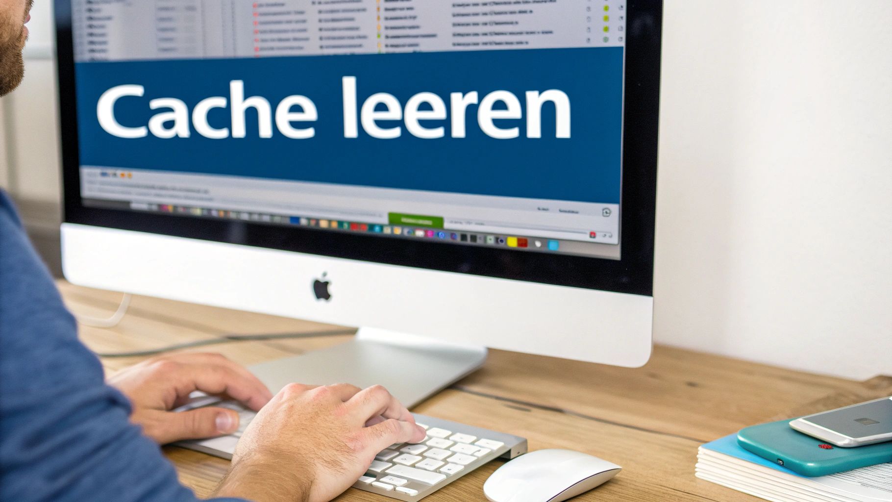 Eine Person sitzt konzentriert vor einem Laptop und löst ein technisches Problem.