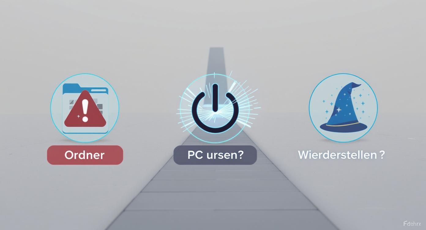 Infographic about ordner gelöscht wiederherstellen