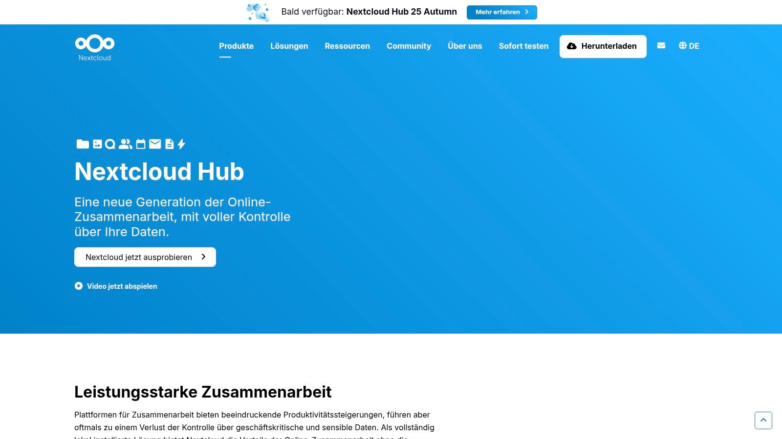 Nextcloud Hub (Self-hosted)
