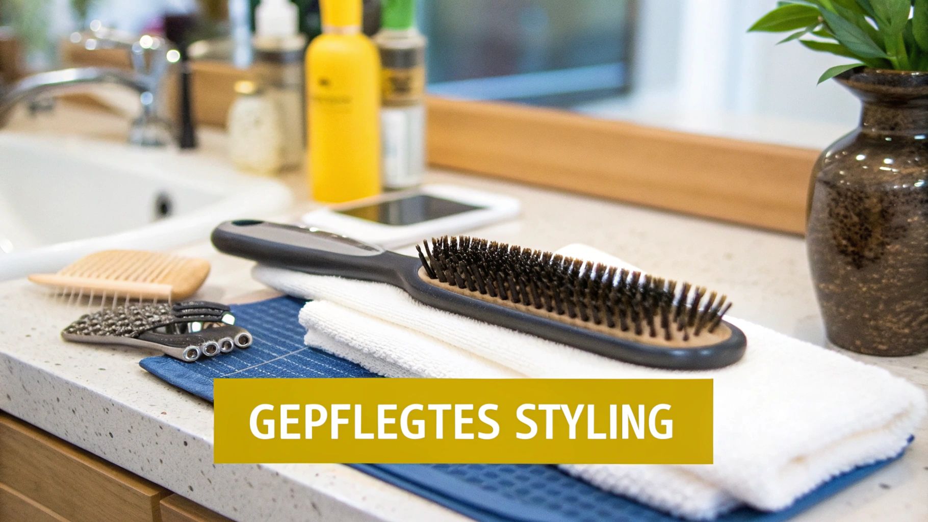 Passende Frisur und Bart-Styling