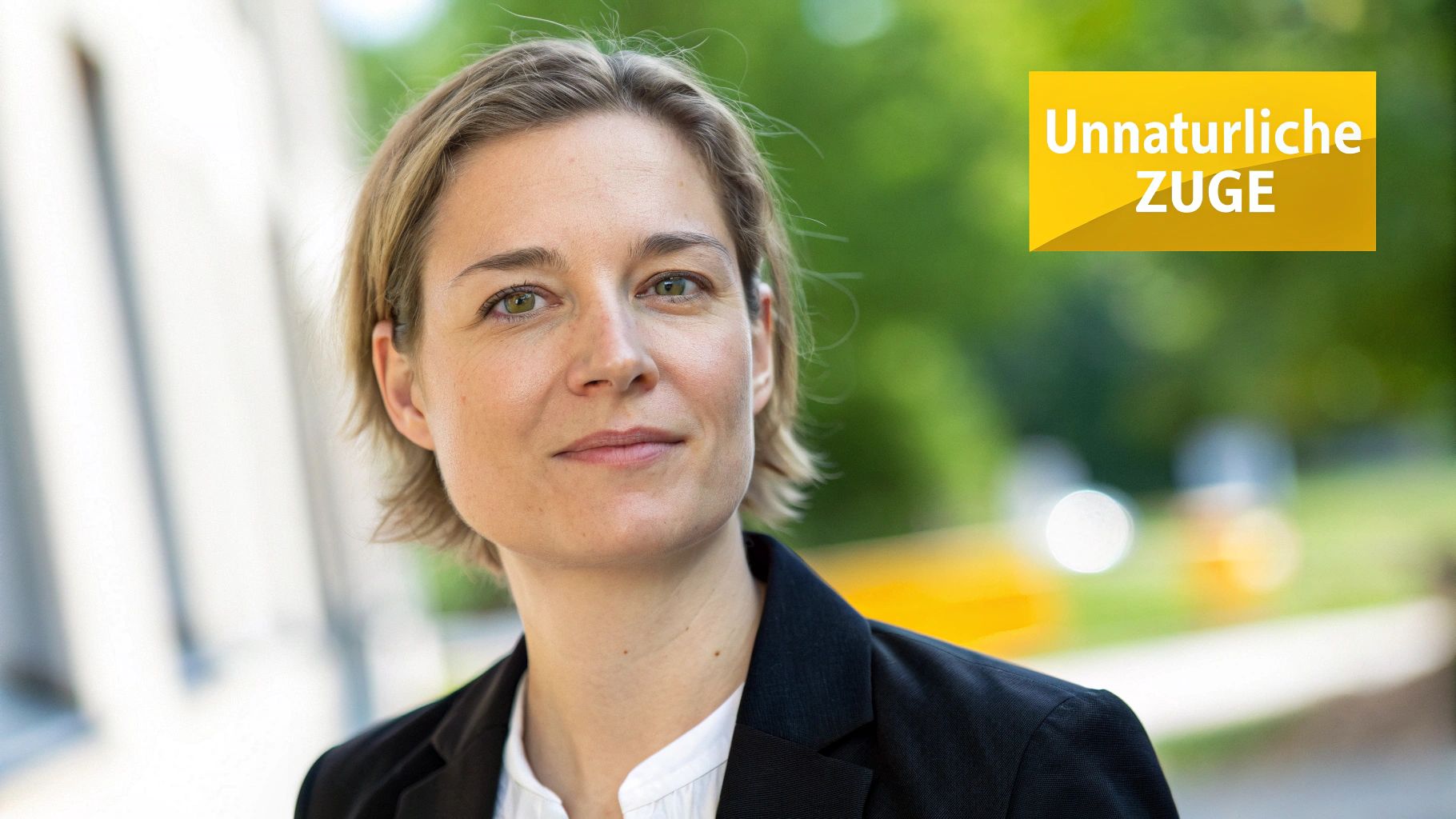 Unnatürliche KI-generierte Gesichtszüge