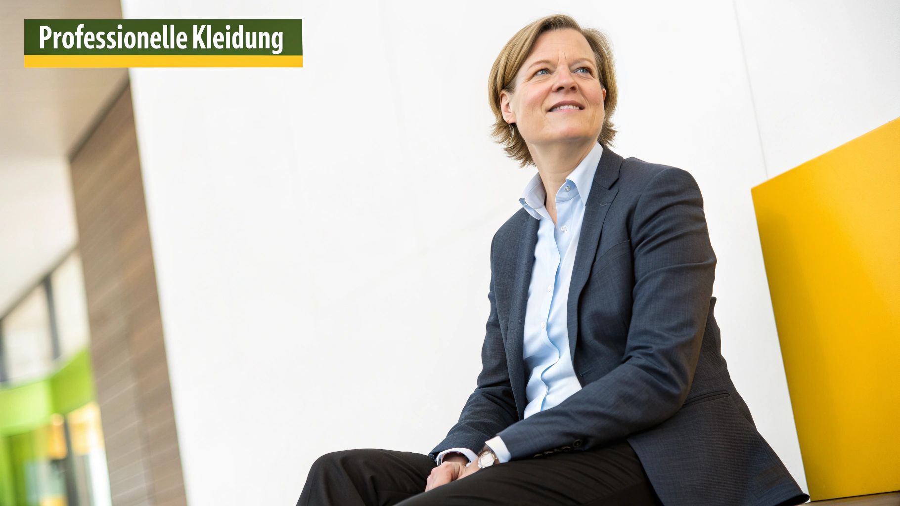 Professionelle Kleidung und angemessene Körpersprache