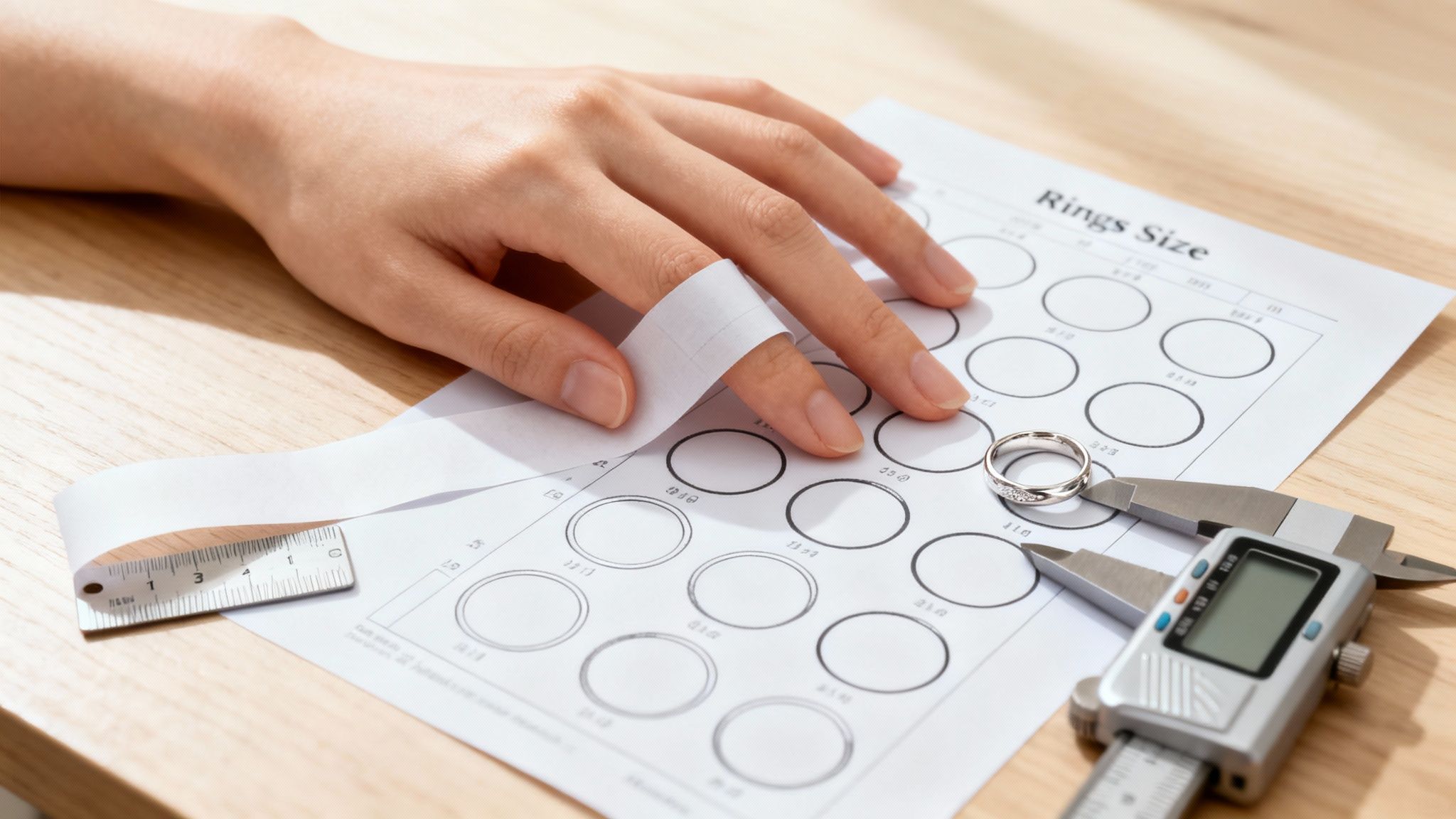 Your Free Ring Size Chart Printable for the Perfect Fit