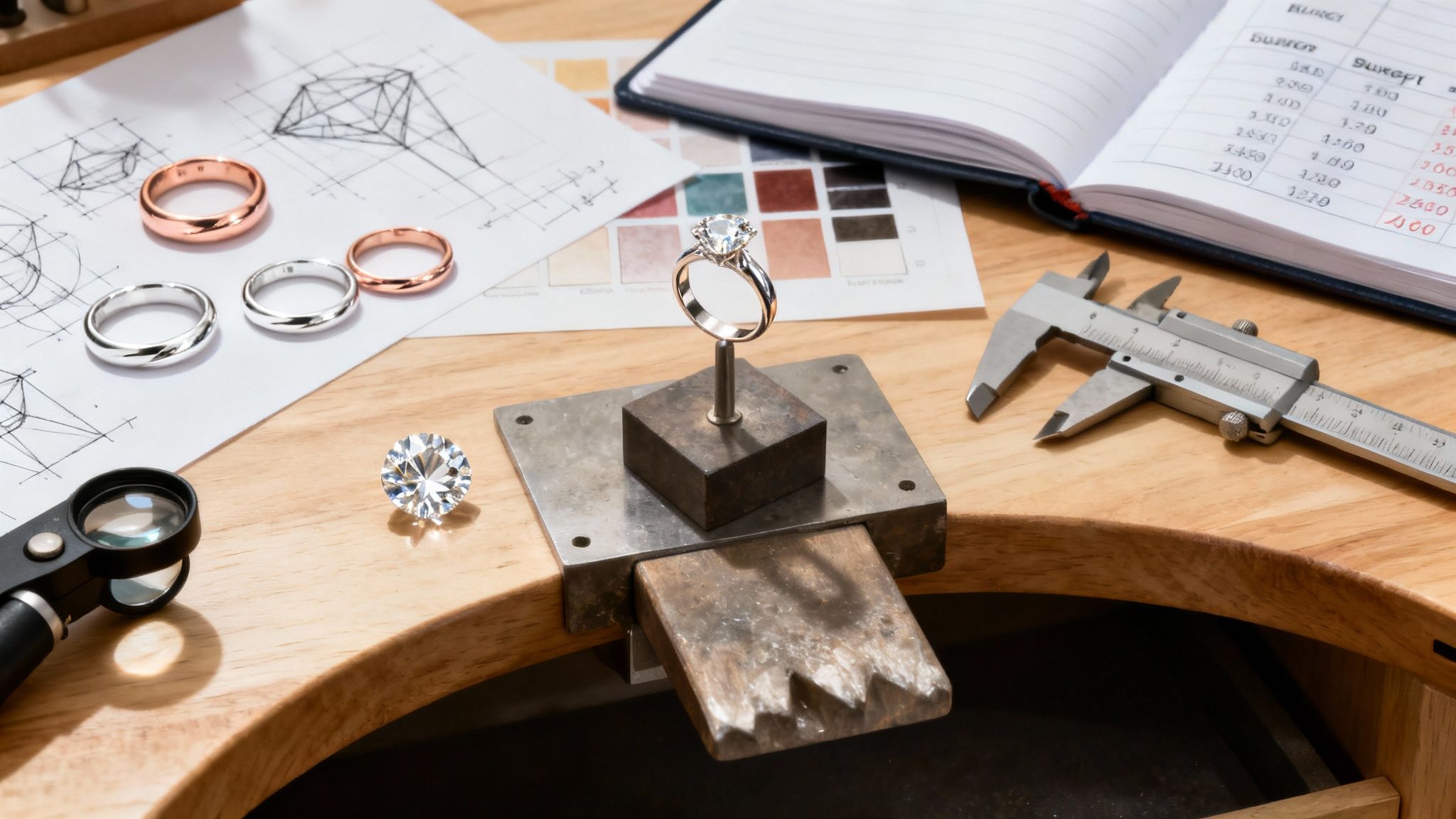 Guide to making an engagement ring: Budgeting & design tips