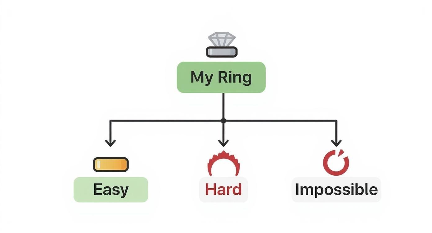 Infographic about can you make a ring smaller