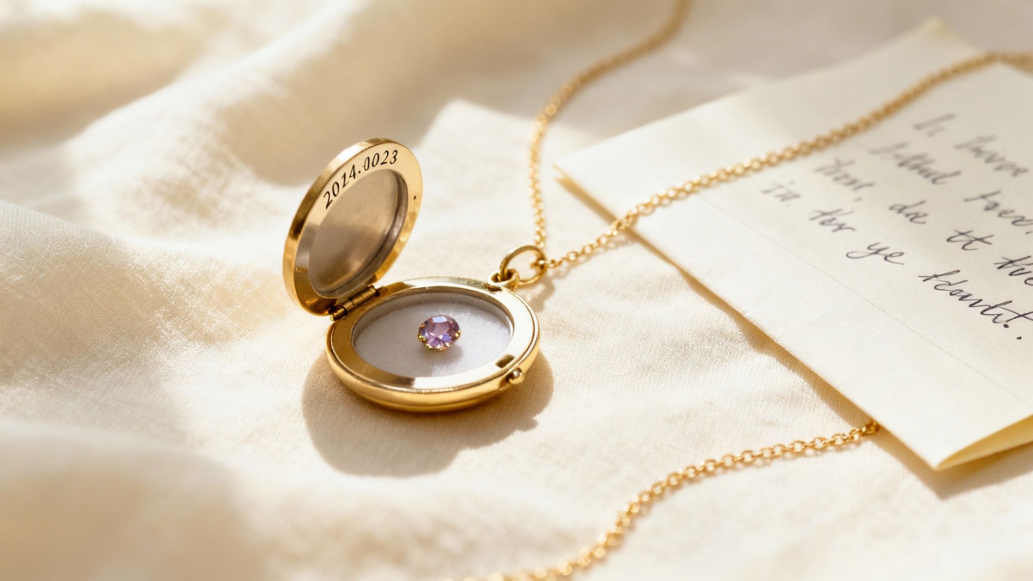 A person engraving a piece of jewelry, symbolizing personalization for a Christmas gift.