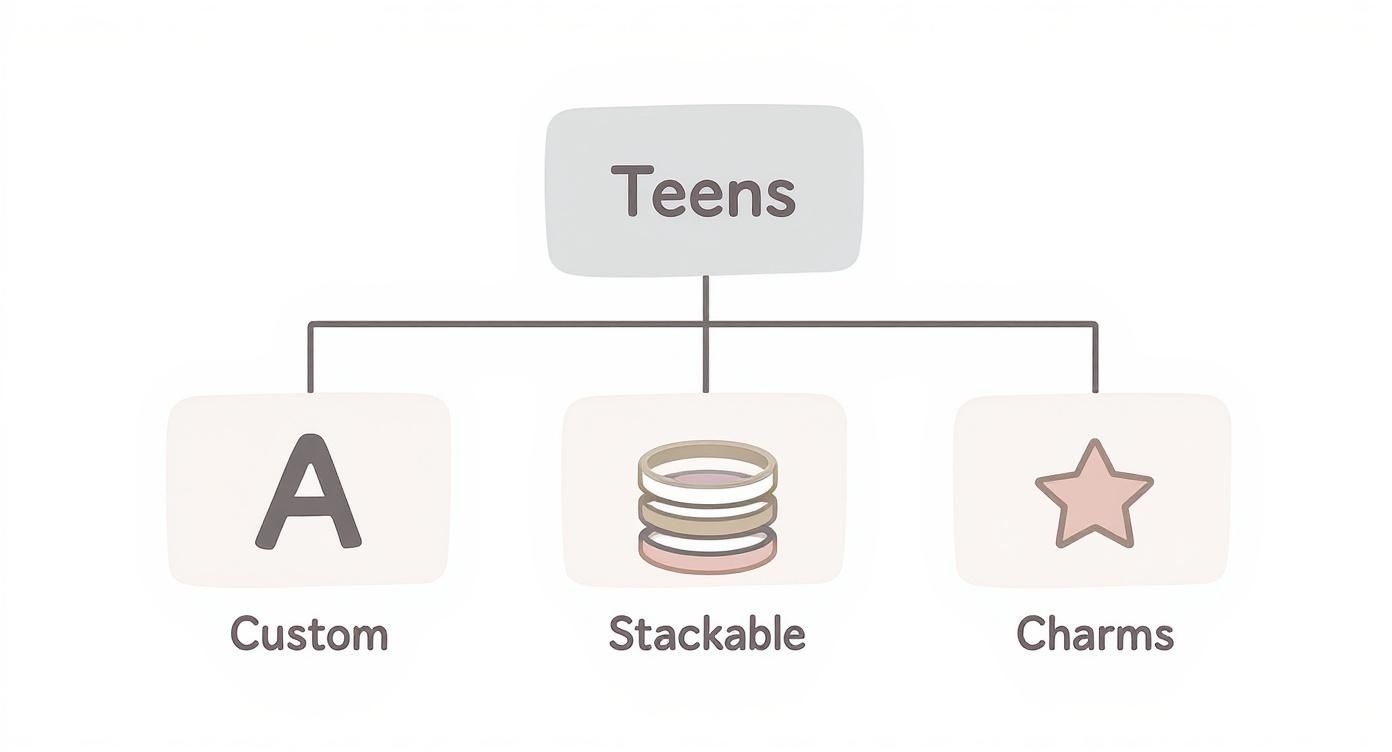 Infographic about christmas gifts jewelry