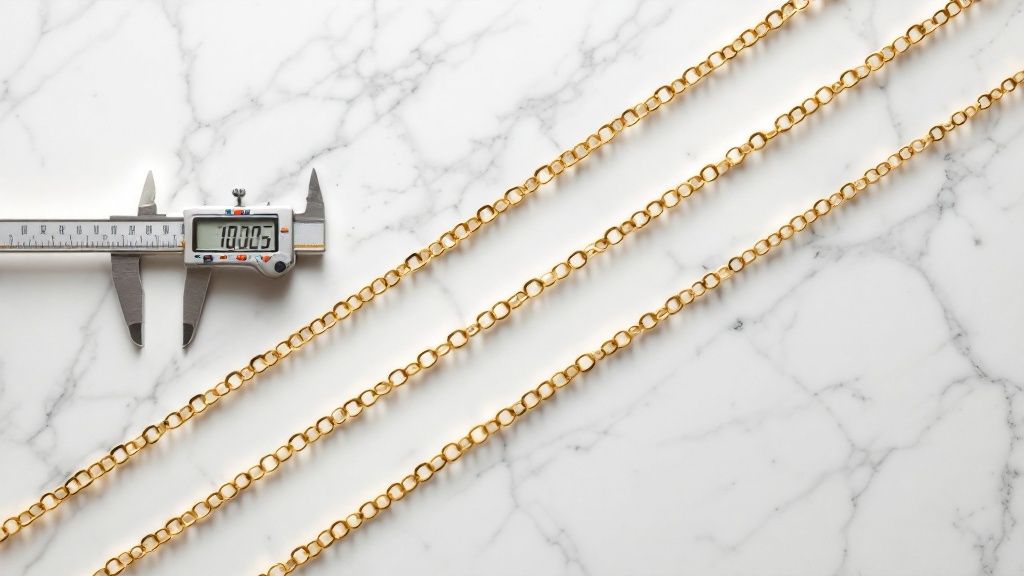 Gold Chain Thickness Guide to Finding Your Perfect Fit