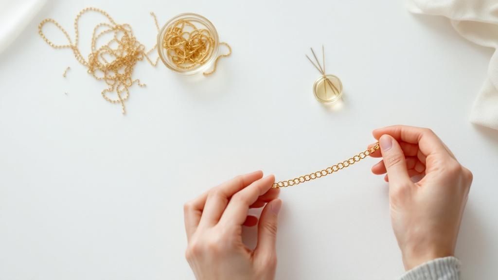 How to Untangle Chain Necklaces Without Breaking Them