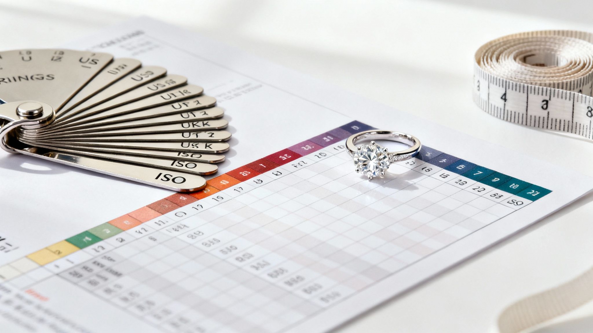 Engagement Ring Size Chart for the Perfect Fit