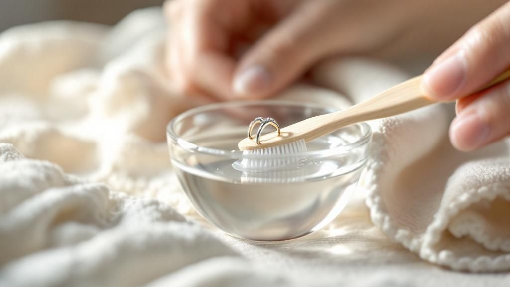 How to Clean White Gold Jewellery: Restoring Its Sparkle