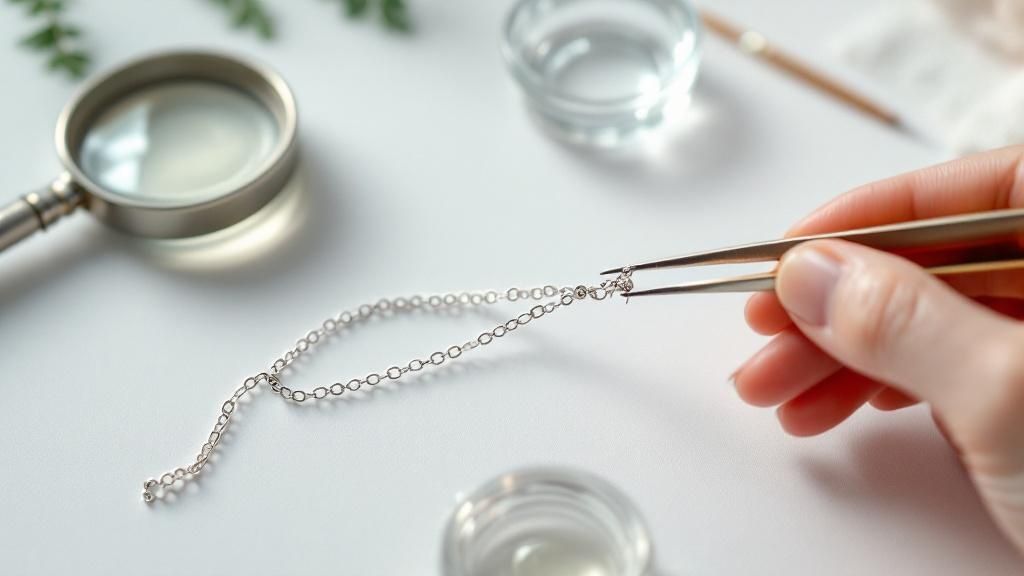 How to Get Knots Out of Necklaces Fast